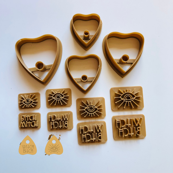 Ouija Planchette & X2 Stamps